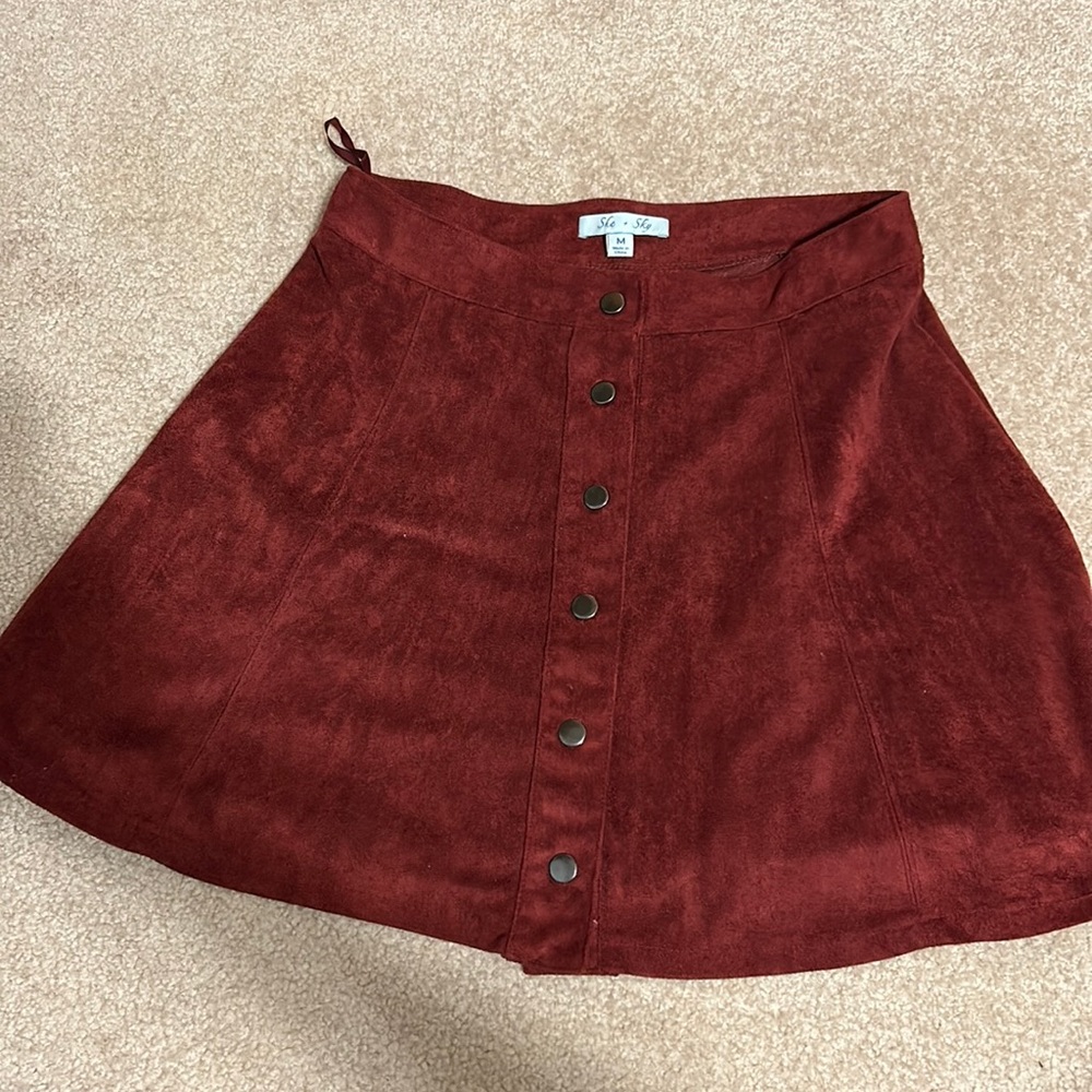 velvet skirt